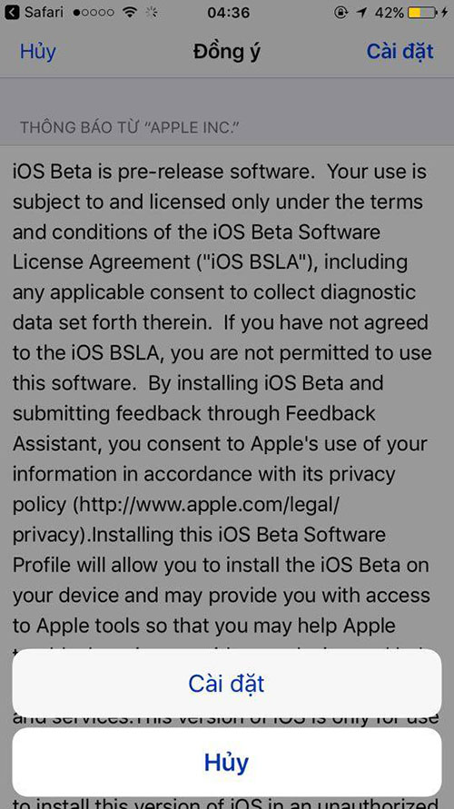 Thông Tin Về iOS 11