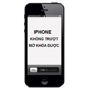 lỗi iPhone không trượt mở khóa
