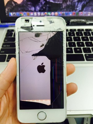 cách khắc phục màn hình điện thoại iphone bị chảy mực