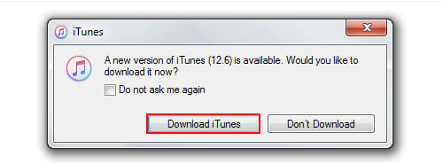 iTunes không nhận iphone