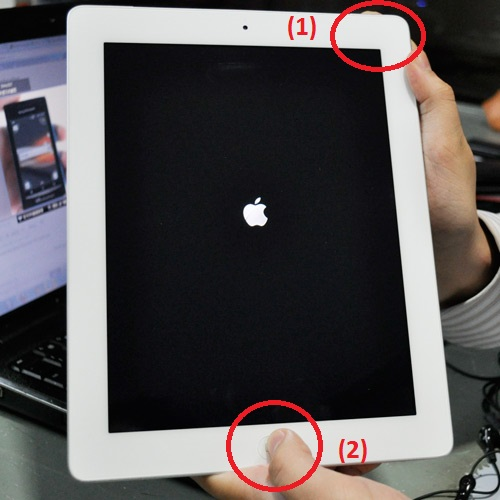 Cách tắt nguồn khi iPad bị đơ màn hình